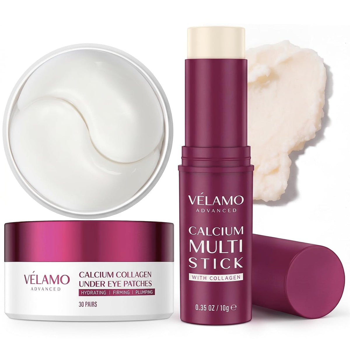 Calcium Multi Balm Stick &amp; Under Eye Patches 60ea Duo Kit \u201...