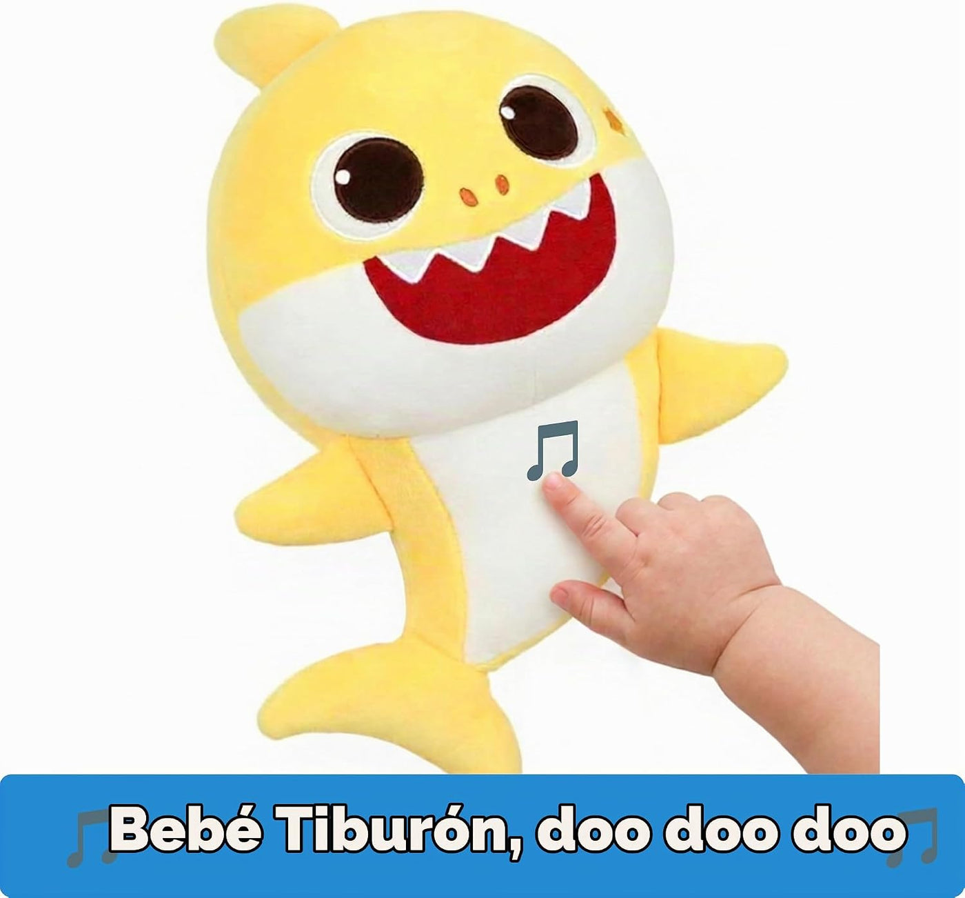 Pinkfong Baby Shark - Peluche musical de peluche, reproduce cancion...