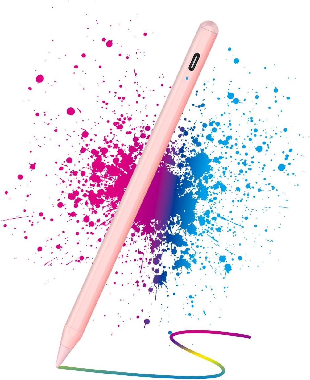 Lápiz óptico para iPad 2018-2026, 2 iPencil de carga rápida USB-C c...