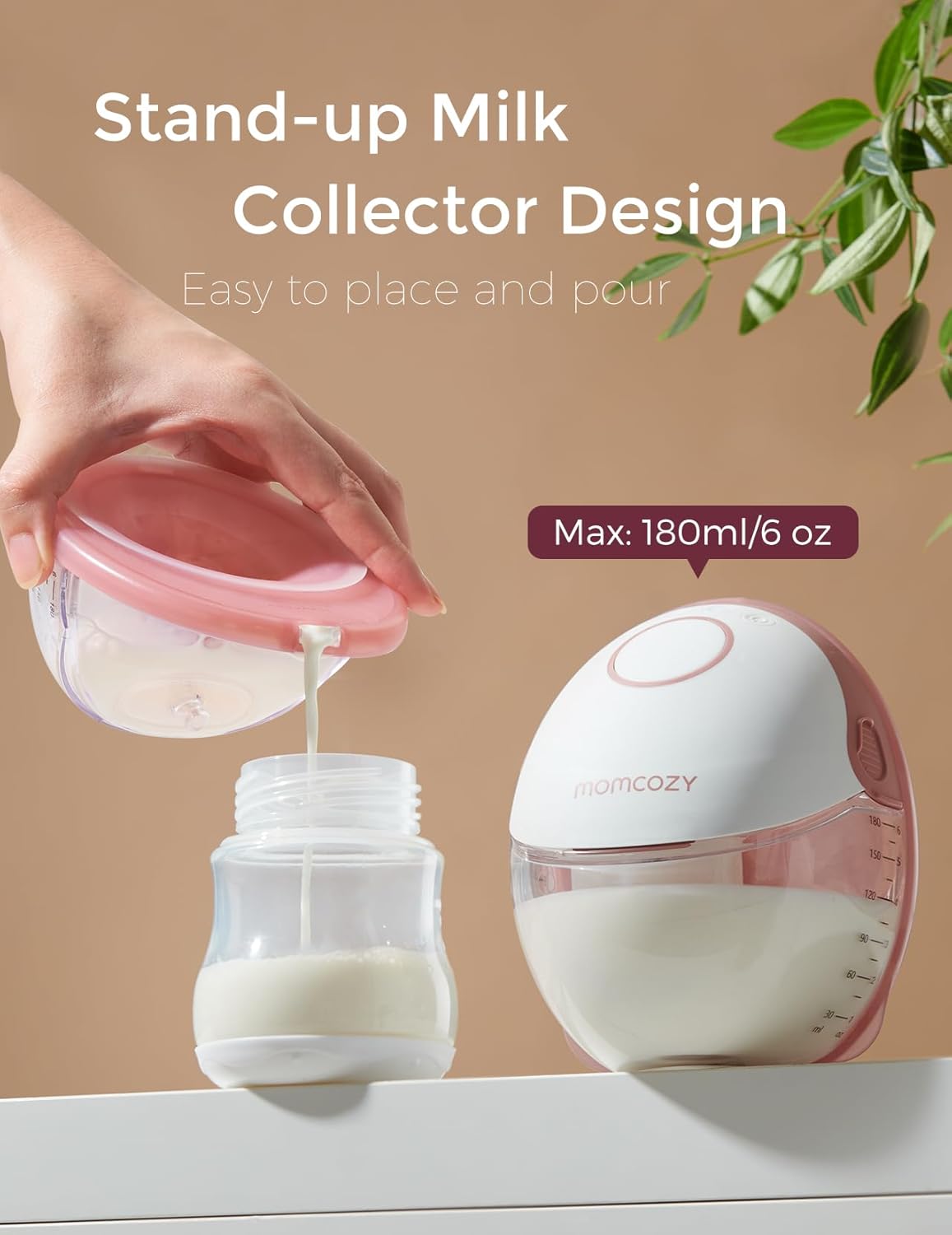 Momcozy Extractor de leche manos libres estilo móvil portátil M6 0....