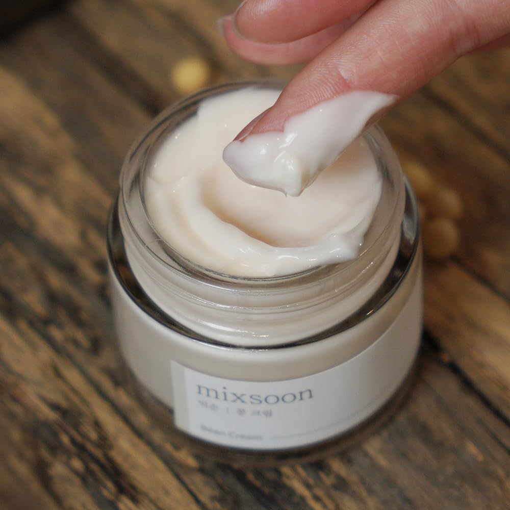 mixsoon Crema facial hidratante profunda de frijoles, hidratante y...