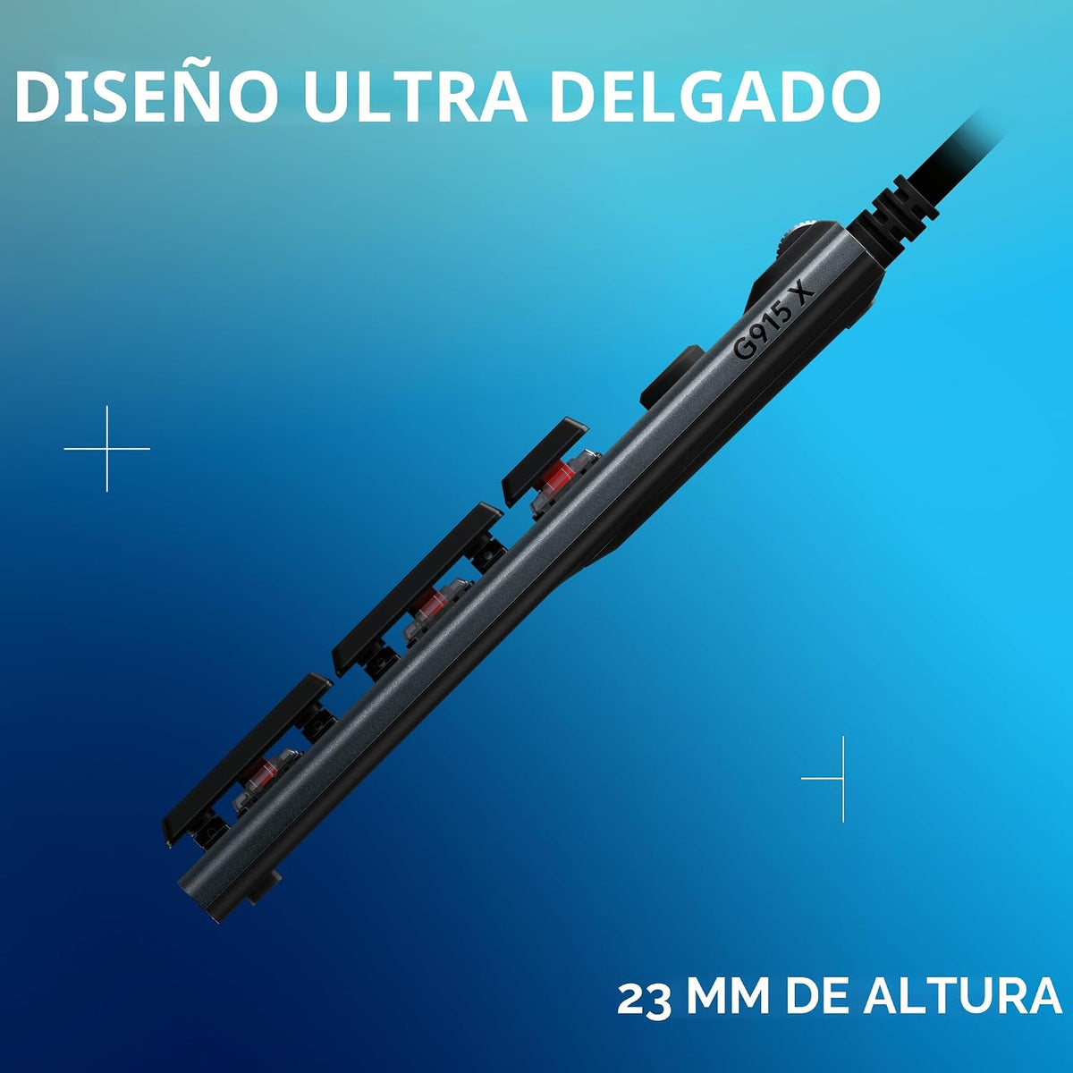 Logitech G Teclado para juegos con cable 915 X (táctil) - Negro | P...