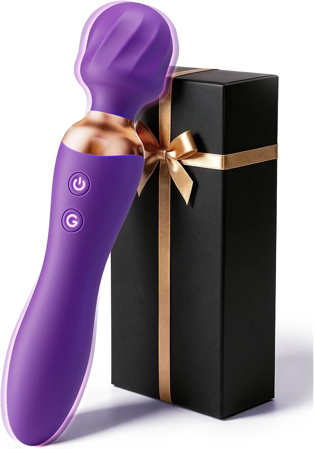 MOOLIGIRL Vibrador Varita Consolador Doble Extremo, Mujeres Adultas...