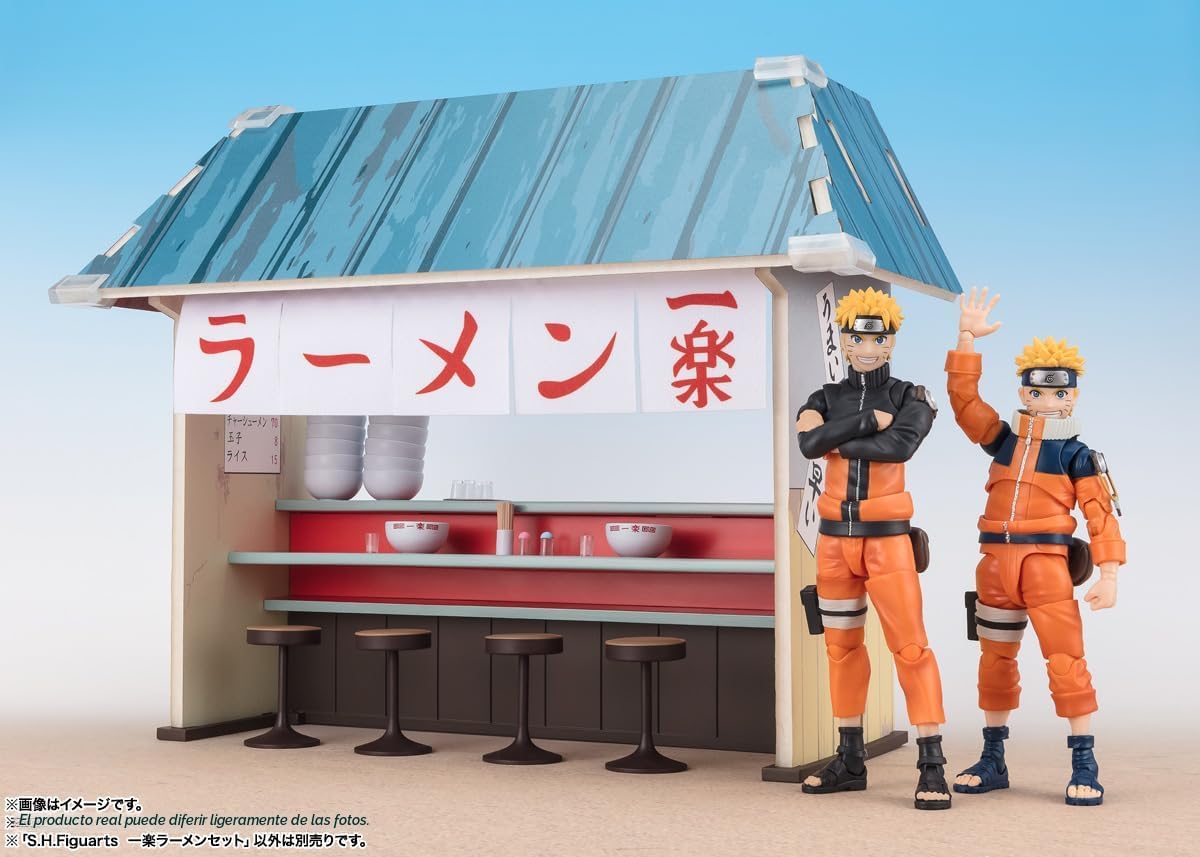 TAMASHII NATIONS - Naruto - Ichiraku Ramen Set S.H.Figuarts Figura...