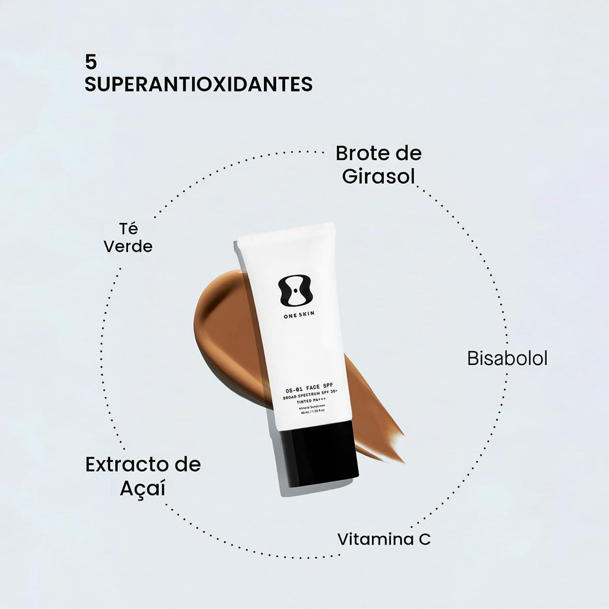 OneSkin FACE SPF OS-01 - Protector solar mineral de amplio espectro...