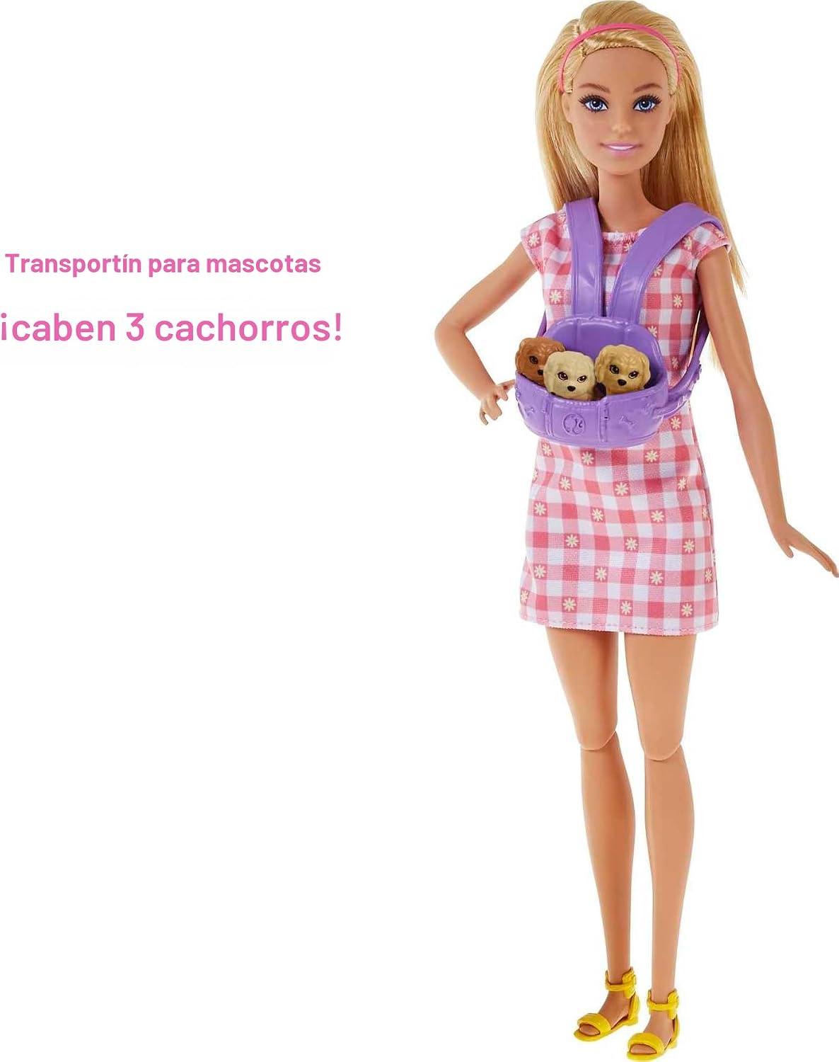Barbie Set de muñecas y mascotas con mamá perro y cachorros | Cabel...