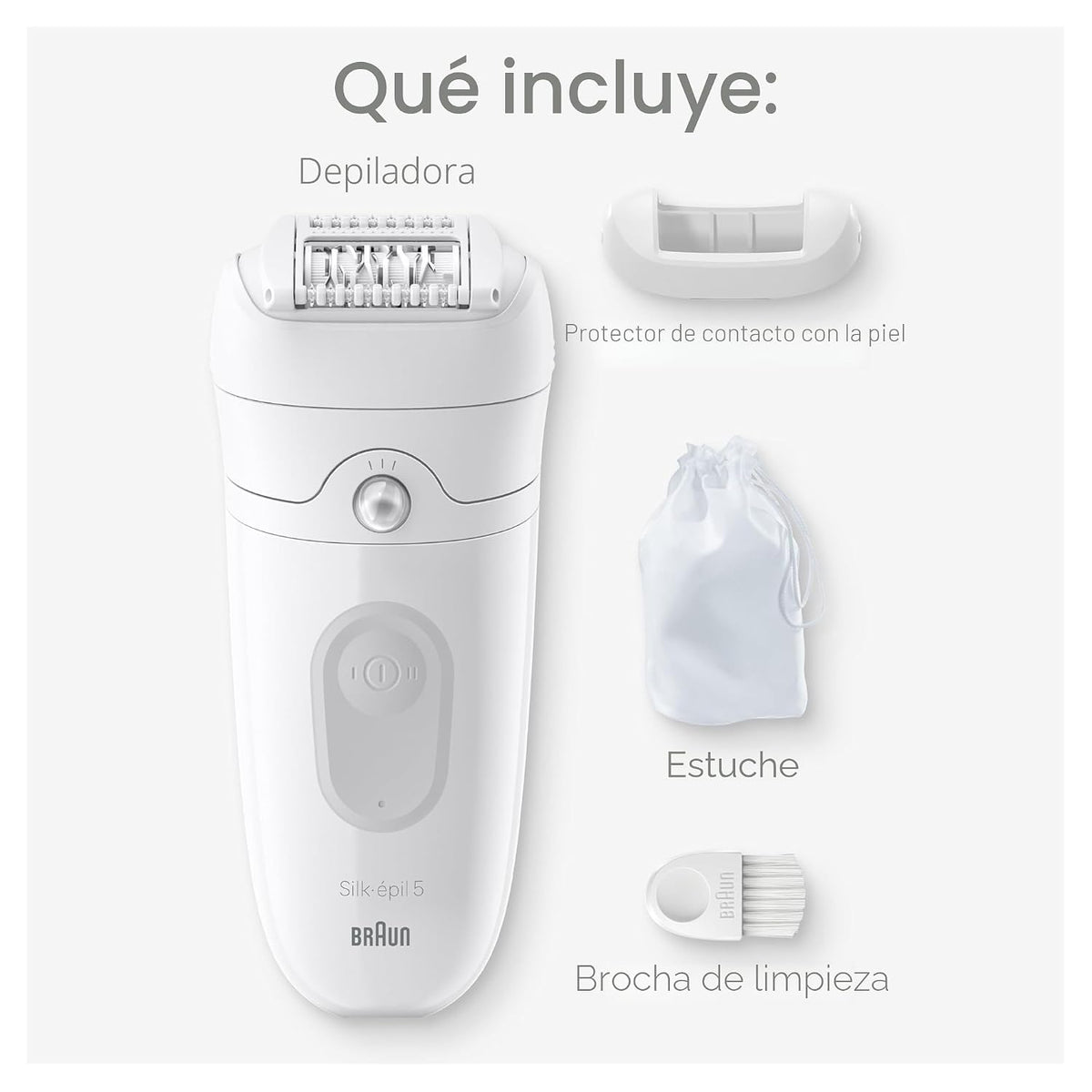 Braun Depiladora Silk-épil 5, dispositivo de depilación, afeitadora...