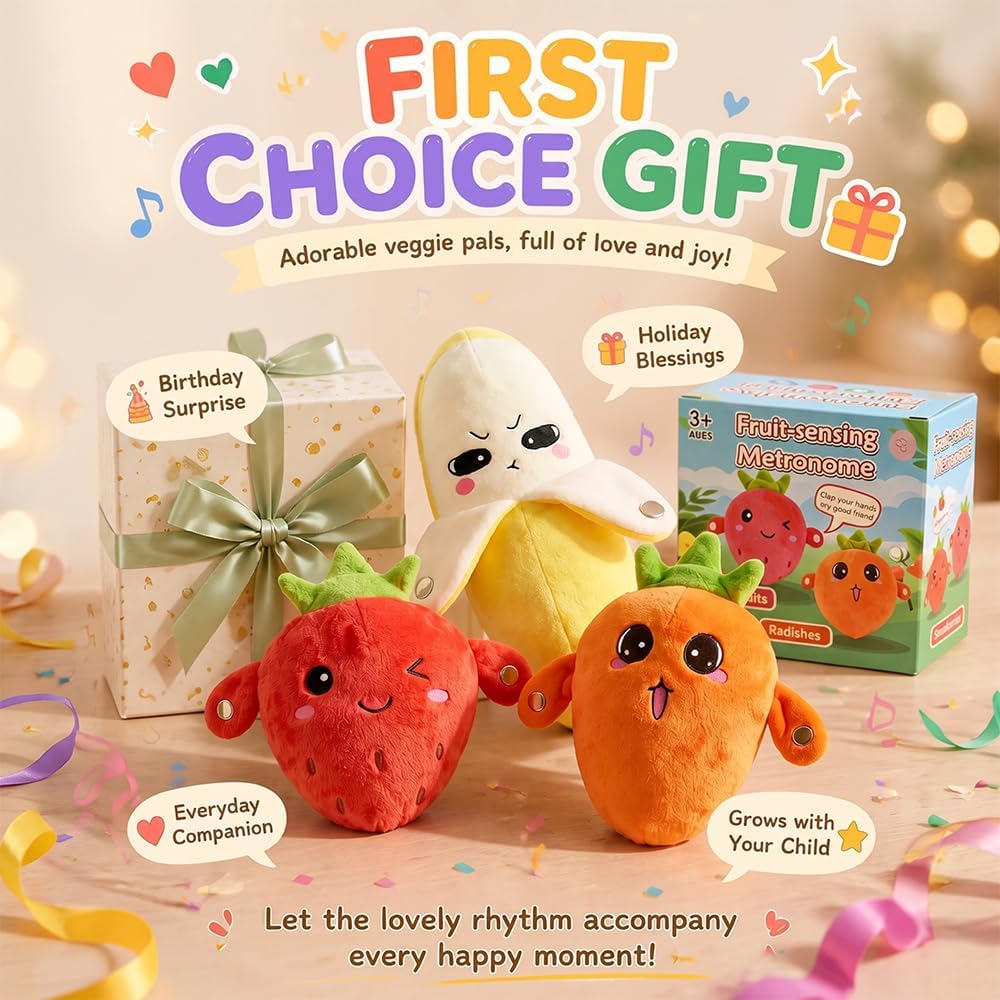 EASYFORALL Juguetes sensoriales musicales Juguete de peluche musica...
