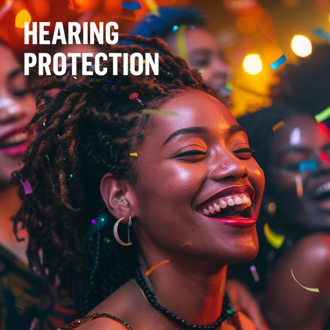 Relaxcharm Tapones para los oídos de conciertos: protección auditiv...