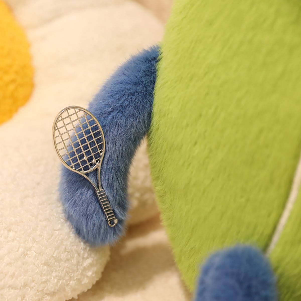 MUALML Bonita Almohada de Felpa de Pelota de Tenis Suave Animal de...