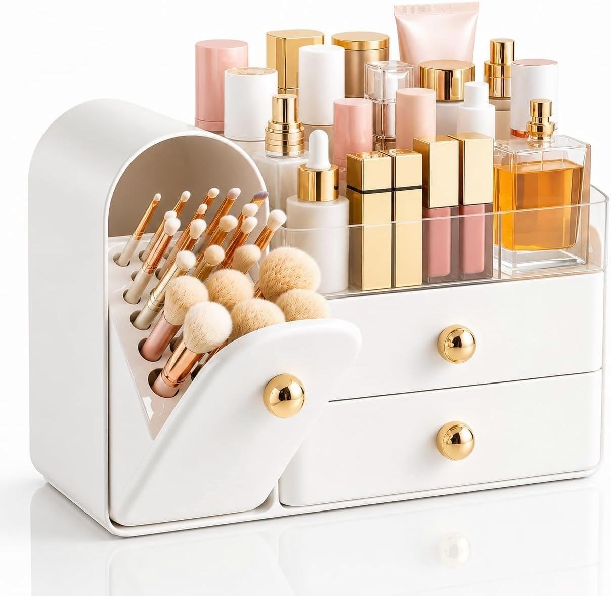 HBlife Organizador de maquillaje con cajones, organizadores de toca...