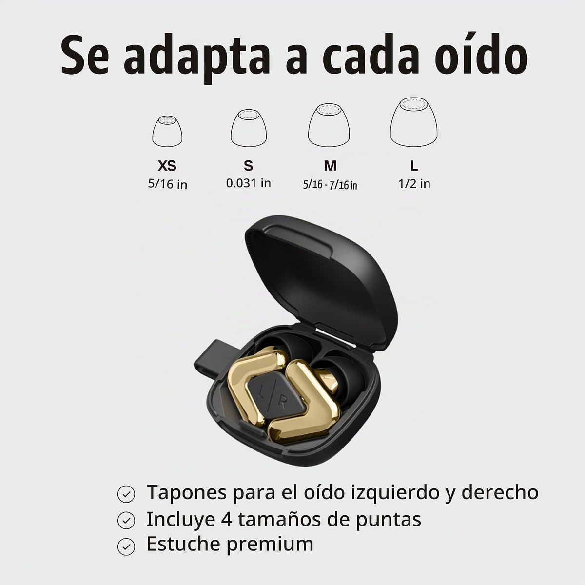 Alpine Tune - Tapones para los oídos, tapones para los oídos de con...