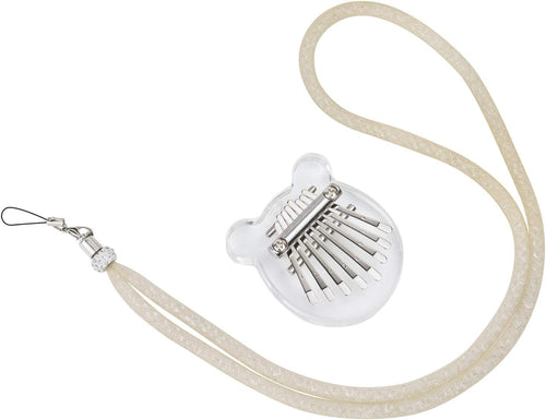 Alnicov Piano de dedo acrílico, piano de pulgar Kalimba de 8 teclas...