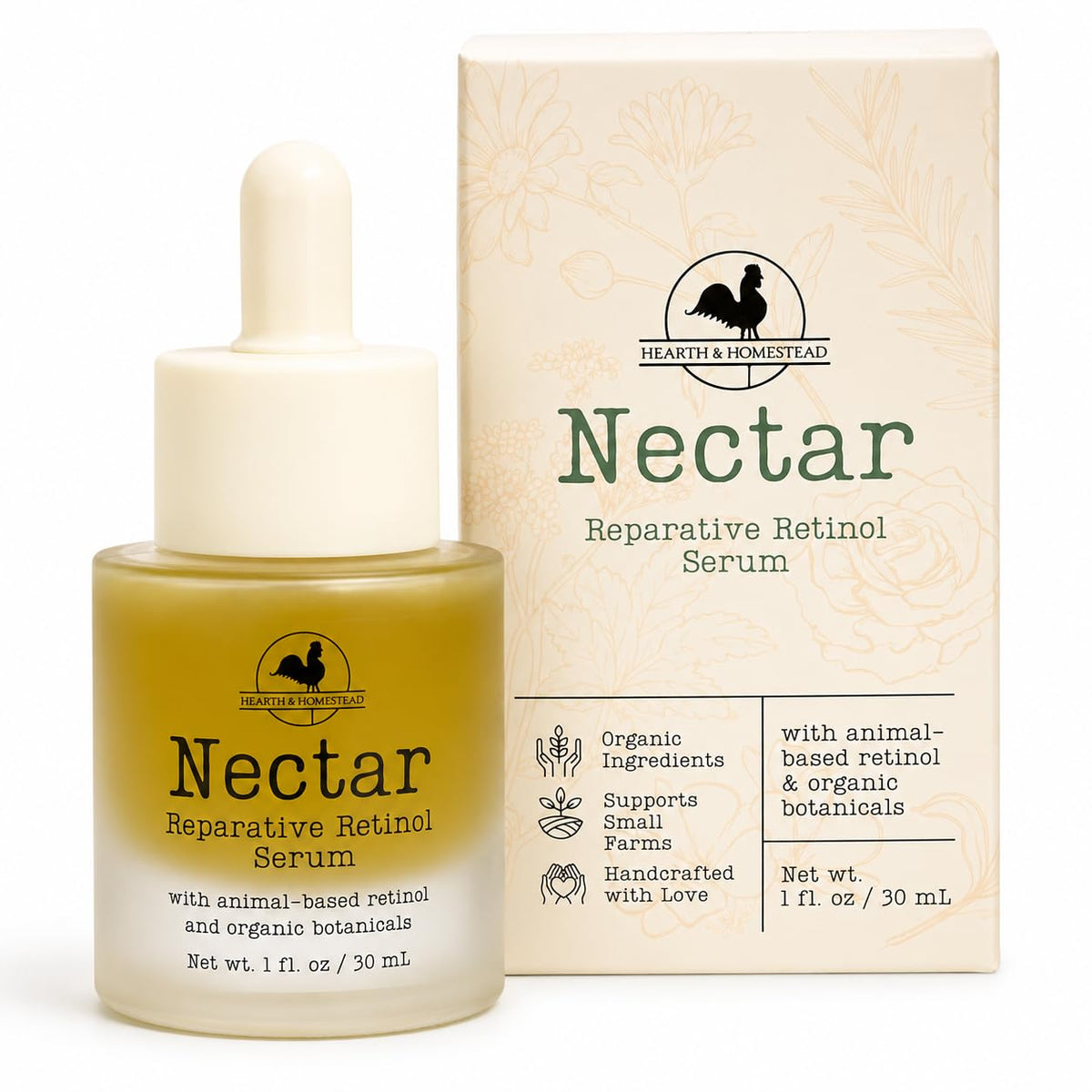 Hearth &amp; Homestead Serum - Néctar Natural Retinol - Aceite de h...