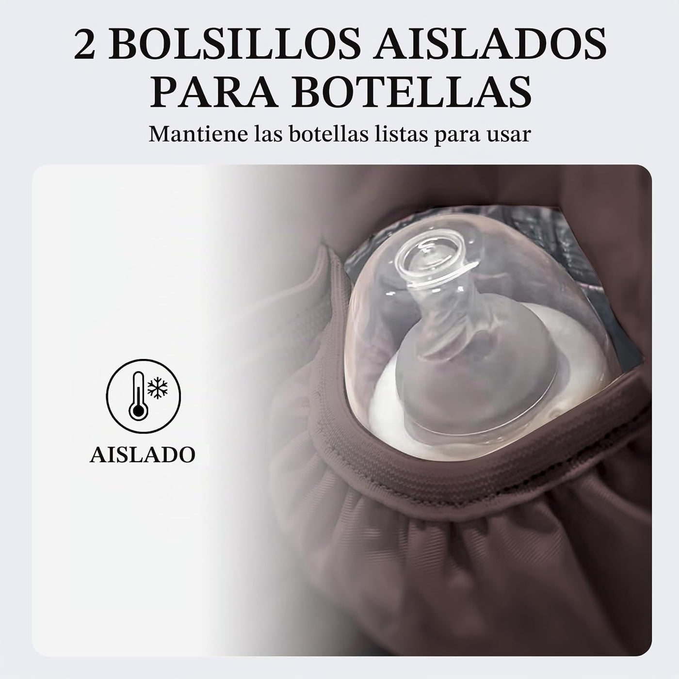 MOMINSIDE Bolsa de mano con lazo para mujer, bolsa de pañales para...