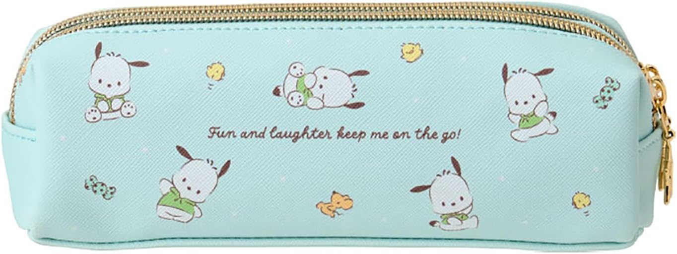 Sanrio Pochacco 534706 - Estuche para bolígrafo con doble cremallera