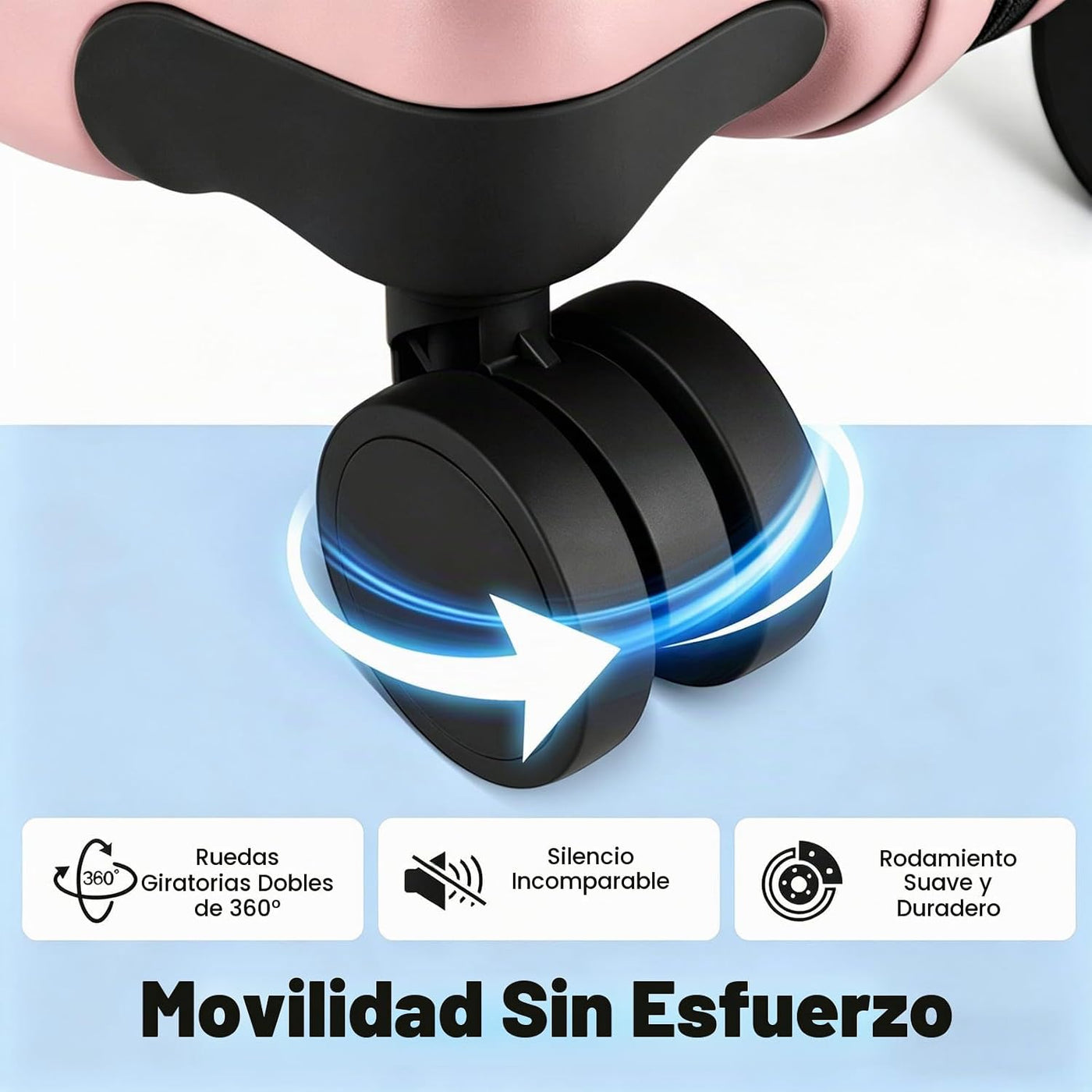 Voytra Juego de 2 equipajes, maleta de mano y comprobada con bloque...