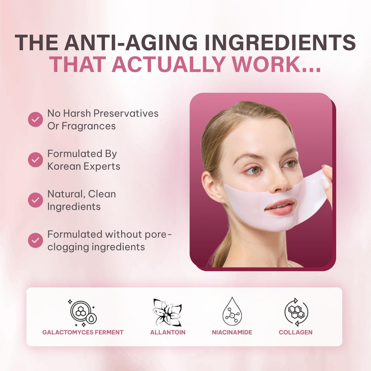 Quasi Mascarilla facial de bio-colágeno durante la noche \u2013 Mas...