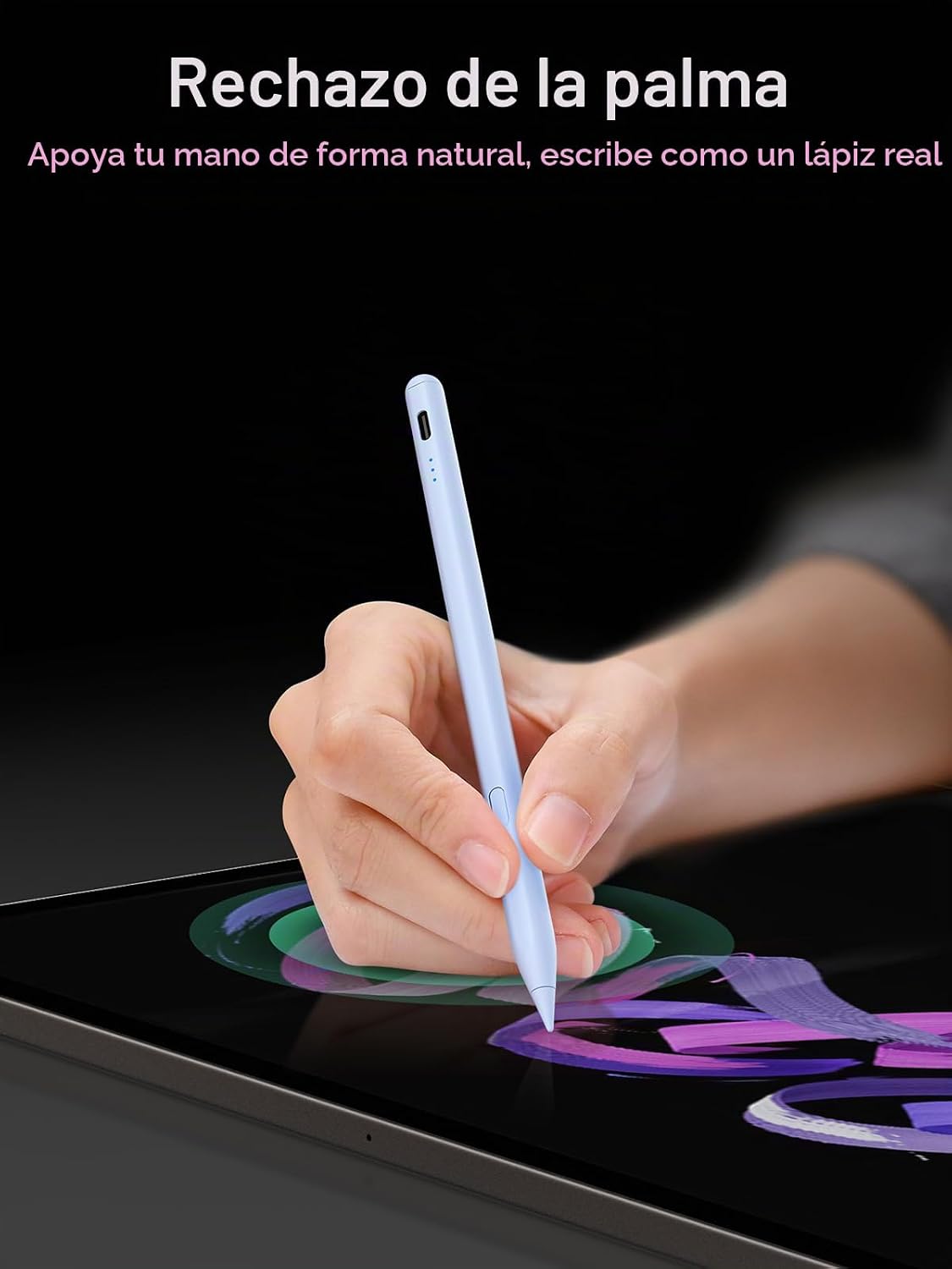 Keepro - Lápiz capacitivo para iPad 2018-2026, deshacer con un solo...