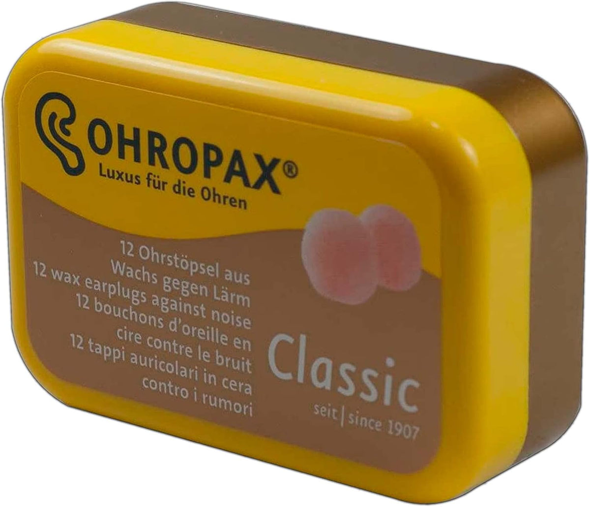 Ohropax Tapones reutilizables de algodón\/cera para los oídos \u201...