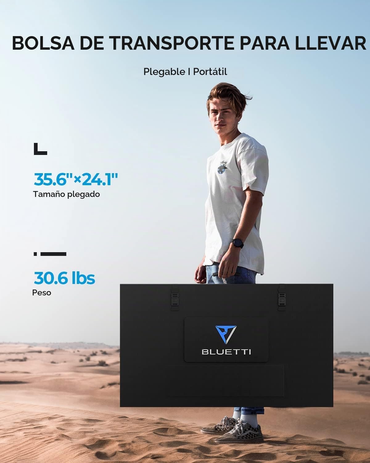 BLUETTI prenda impermeable portátil de la eficacia alta IP67 del pa...