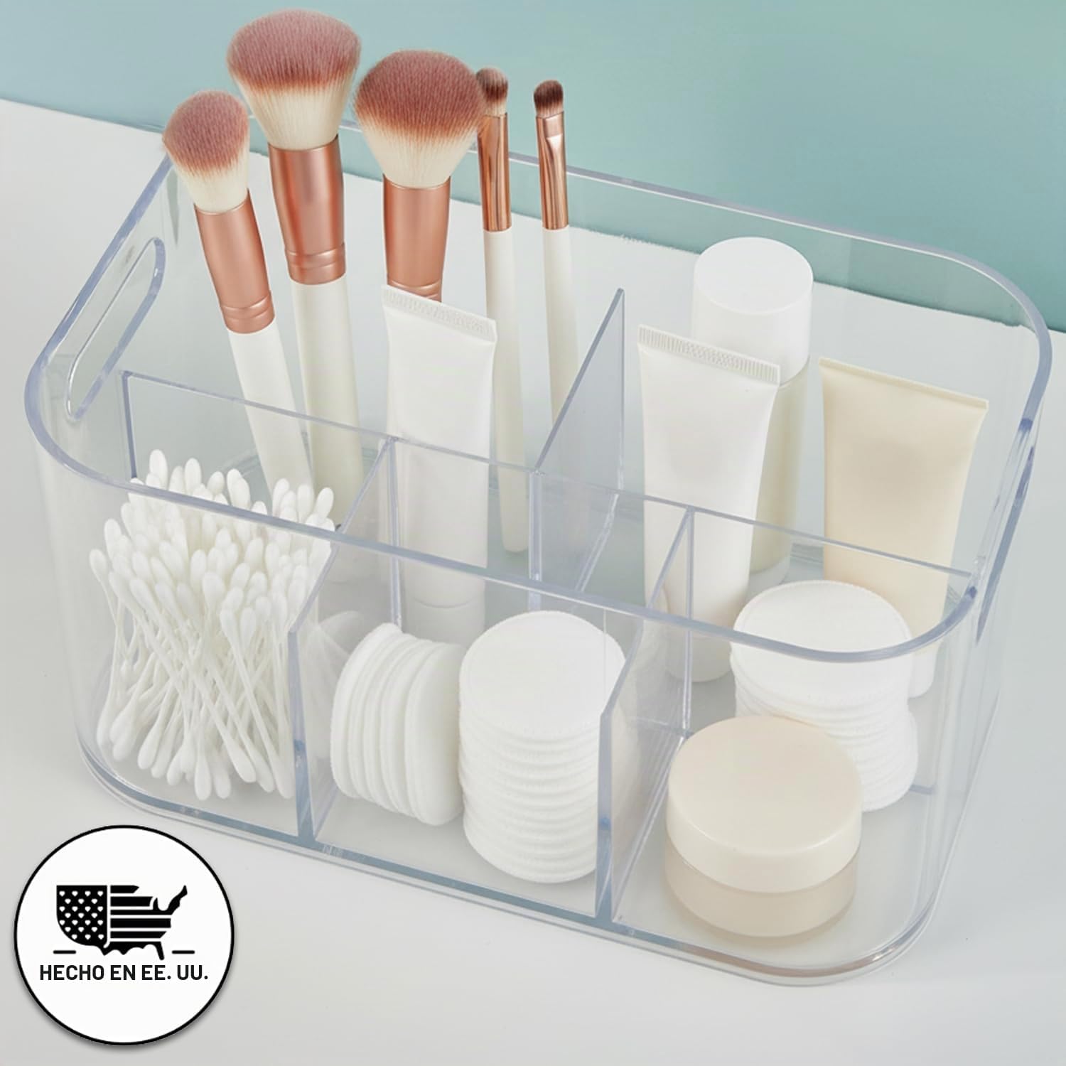 STORi Bliss Organizador de Almacenamiento de Cosméticos de Plástico...
