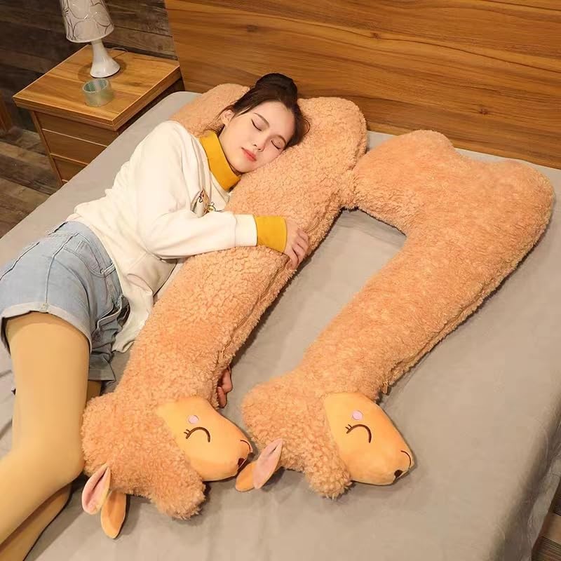 Ryttir Almohada de peluche grande de 40 pulgadas, 15% de llama, alm...