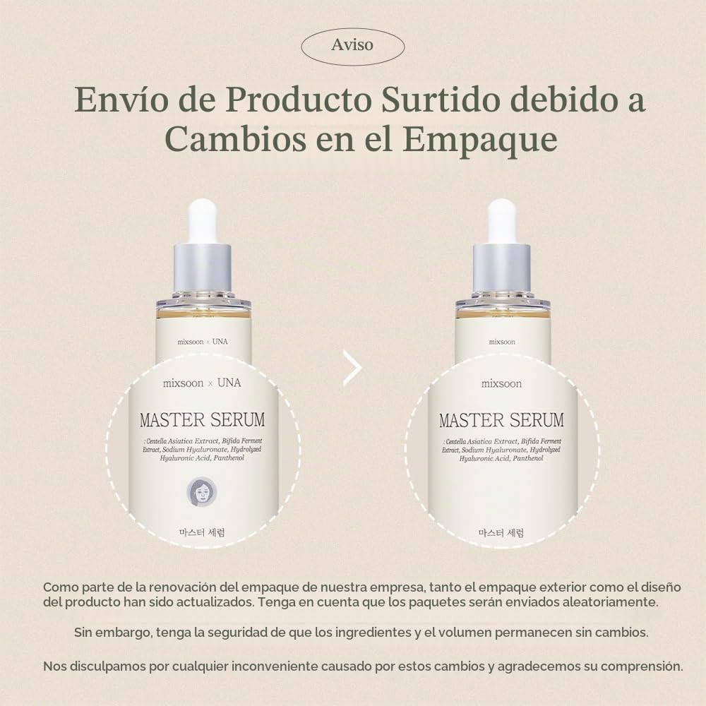 Suero hidratante Master Serum - Fórmula ligera e hidratante intensi...