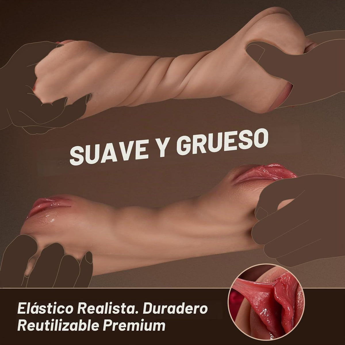 Masturbador masculino de bolsillo 4 en 1 mamada realista Stroker |...