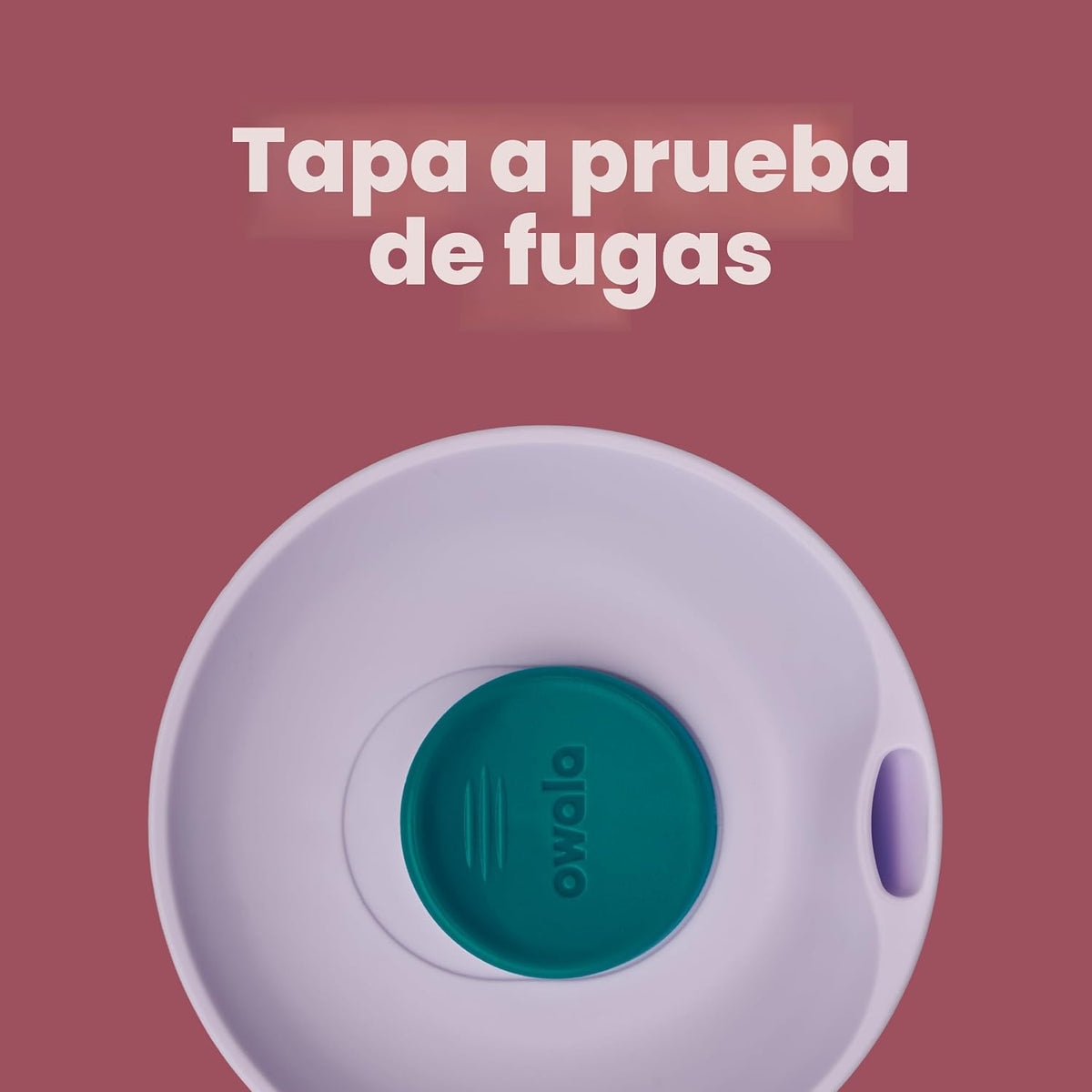 Owala SmoothSip Slider - Vaso de café de acero inoxidable con aisla...