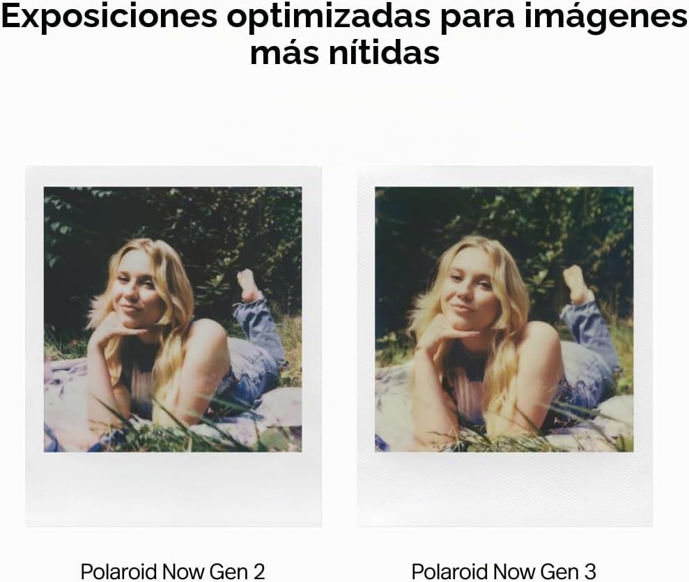 Polaroid Now - Cámara instantánea de tercera generación tipo I + pa...