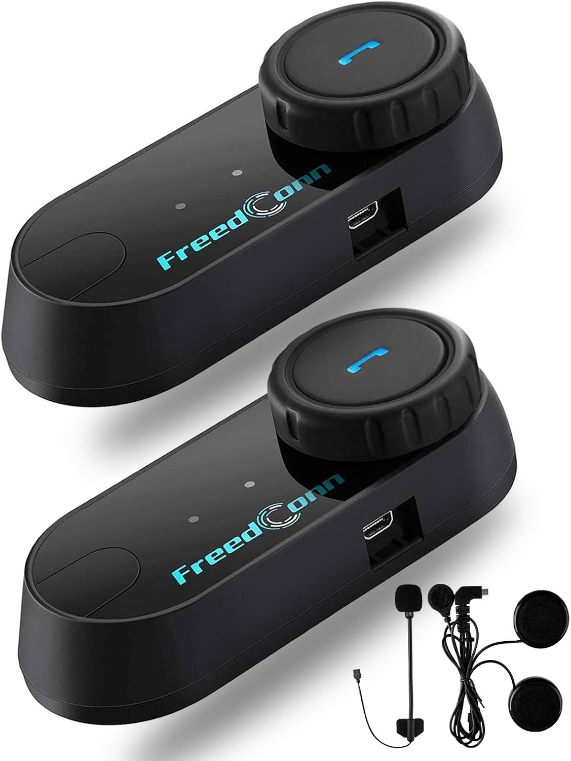 FreedConn TCOM VB - Auriculares Bluetooth para motocicleta, sistema...