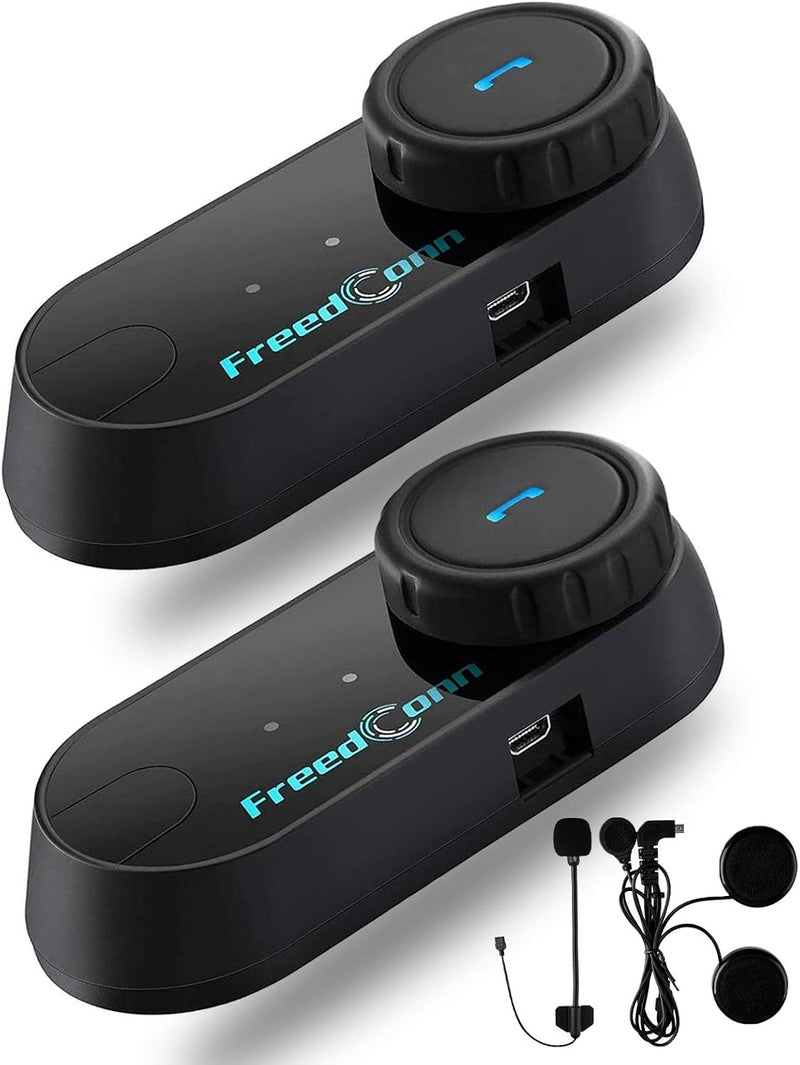 FreedConn TCOM VB - Auriculares Bluetooth para motocicleta, sistema...