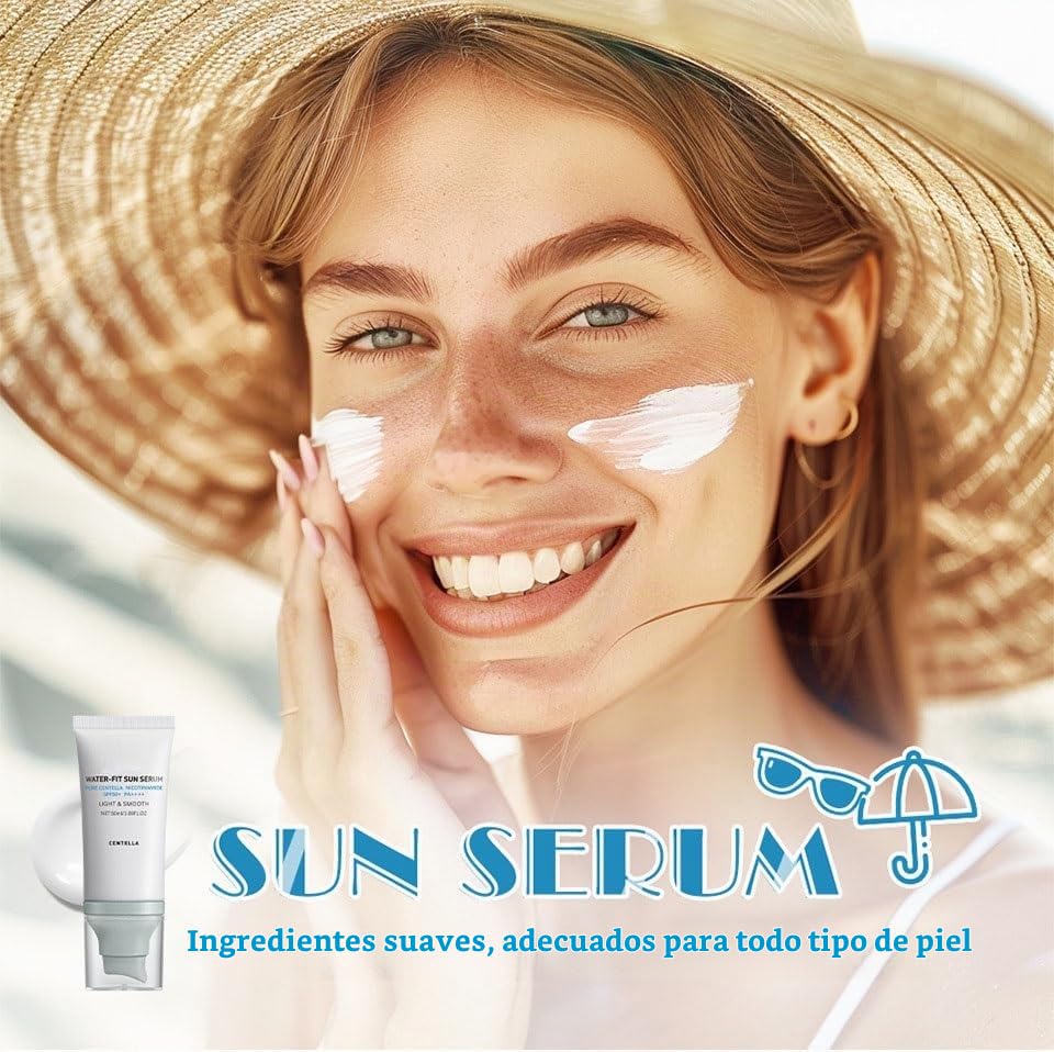 Centella Protector solar, Centella SPF50 Water-Fit Sun Serum Protec...