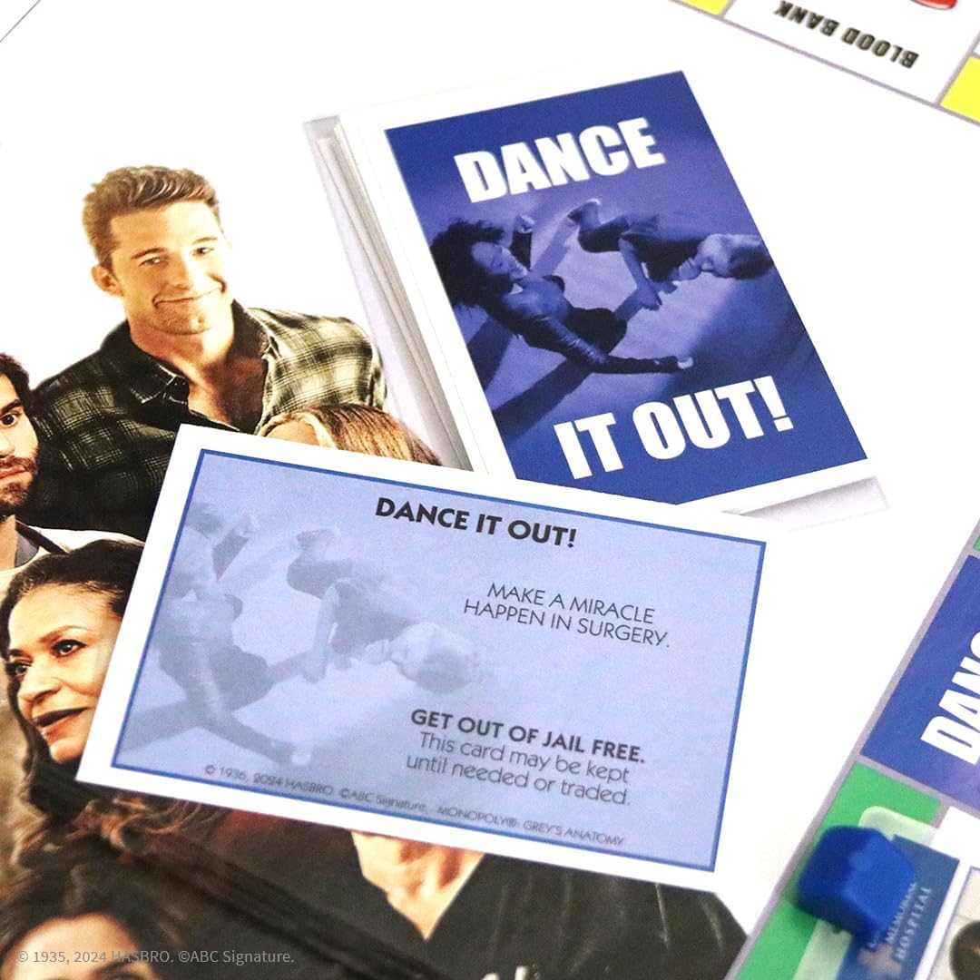 Monopoly: Grey"s Anatomy - Juego de mesa | Con ferry, portapape...