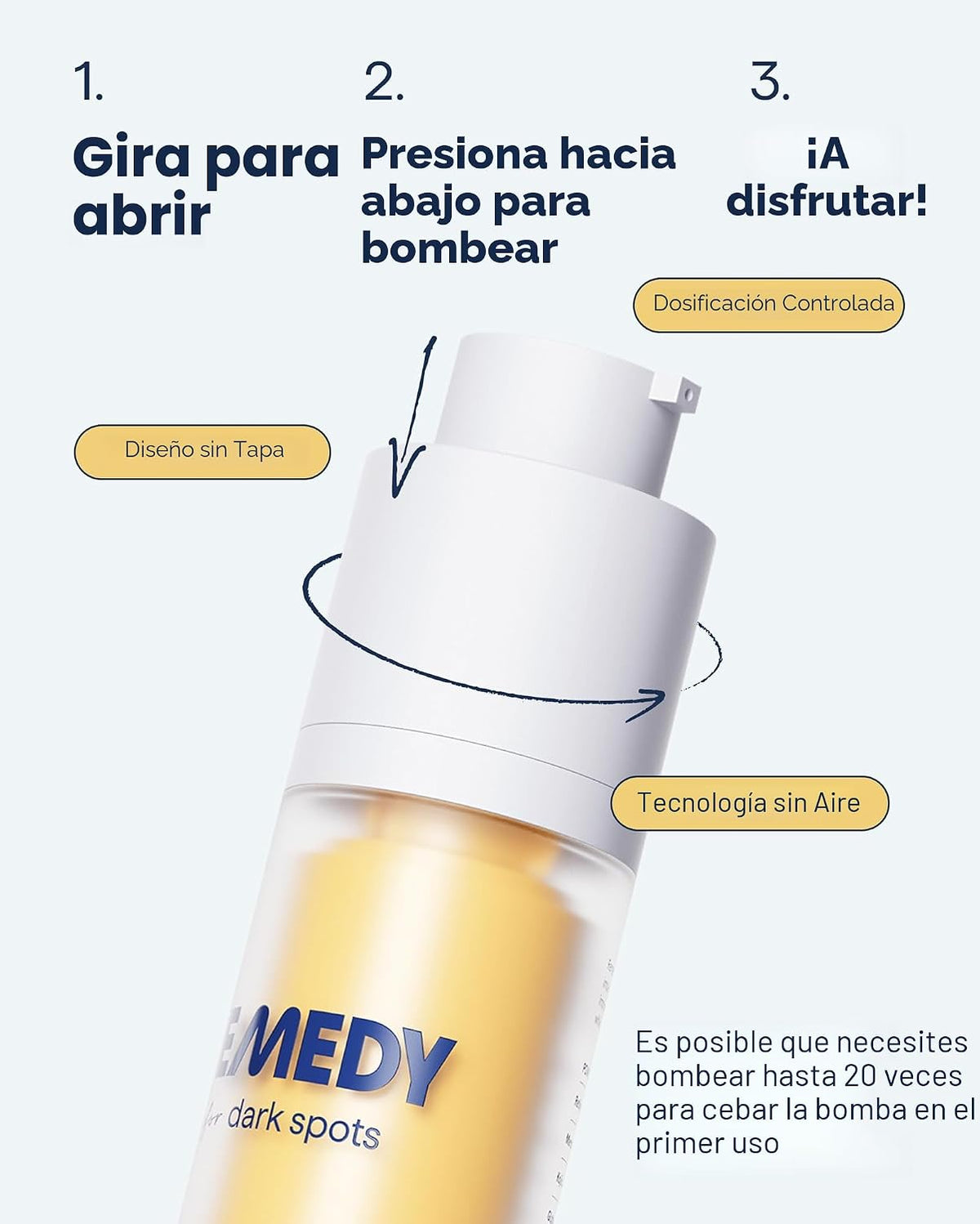 Remedio la pila de hidratación de tono uniforme | Sistema de 2 piez...