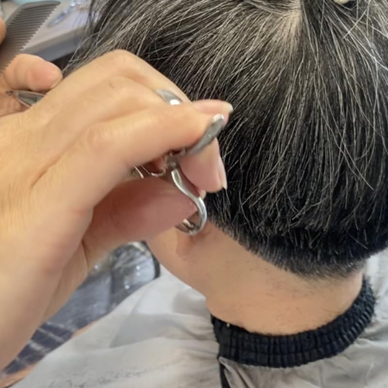 Tijeras profesionales del barbero de 6 pulgadas para el corte del p...