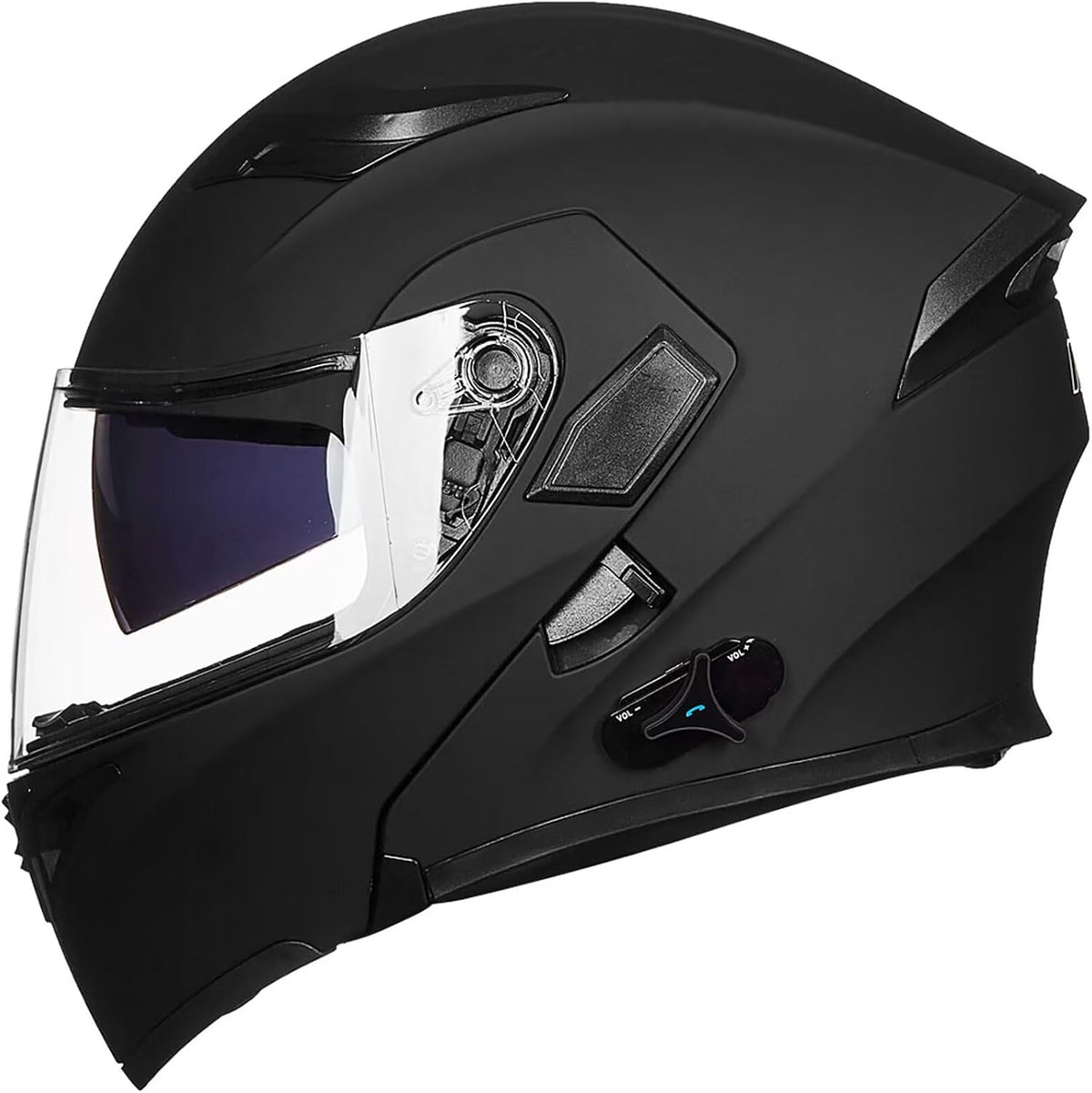 ILM talla M - Casco de motocicleta con Bluetooth, modular, abatible, de cara completa, doble visera, MP3, intercomunicador, radio FM, aprobado por el DOT, modelo 902BT/902BT PRO/902BT MAX