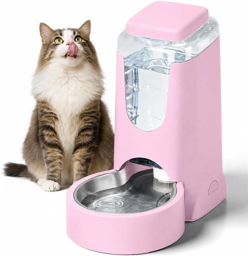 Alimentador automático para gatos de 1 galón, dispensador de agua d...
