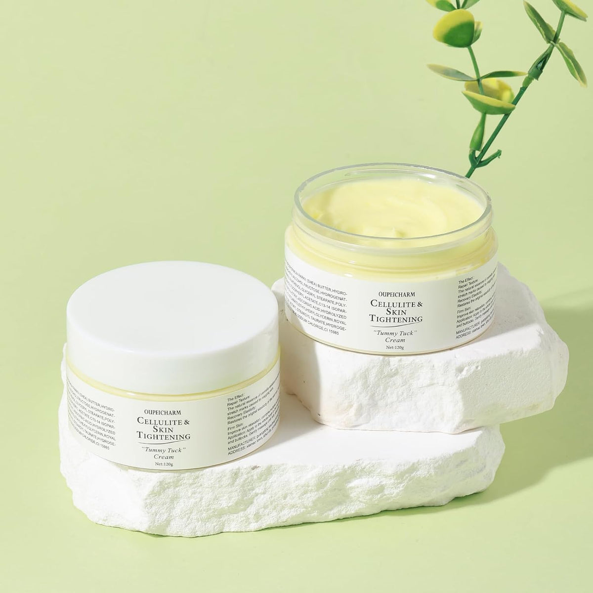 Crema eliminadora de estrías para el embarazo, mantequilla de vient...