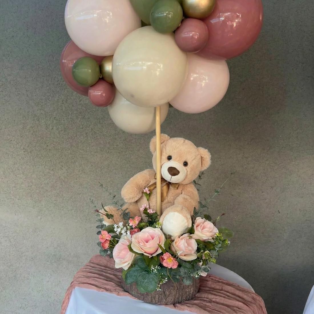 MaoGoLan Oso de peluche a granel para baby shower, paquete de 10 pe...