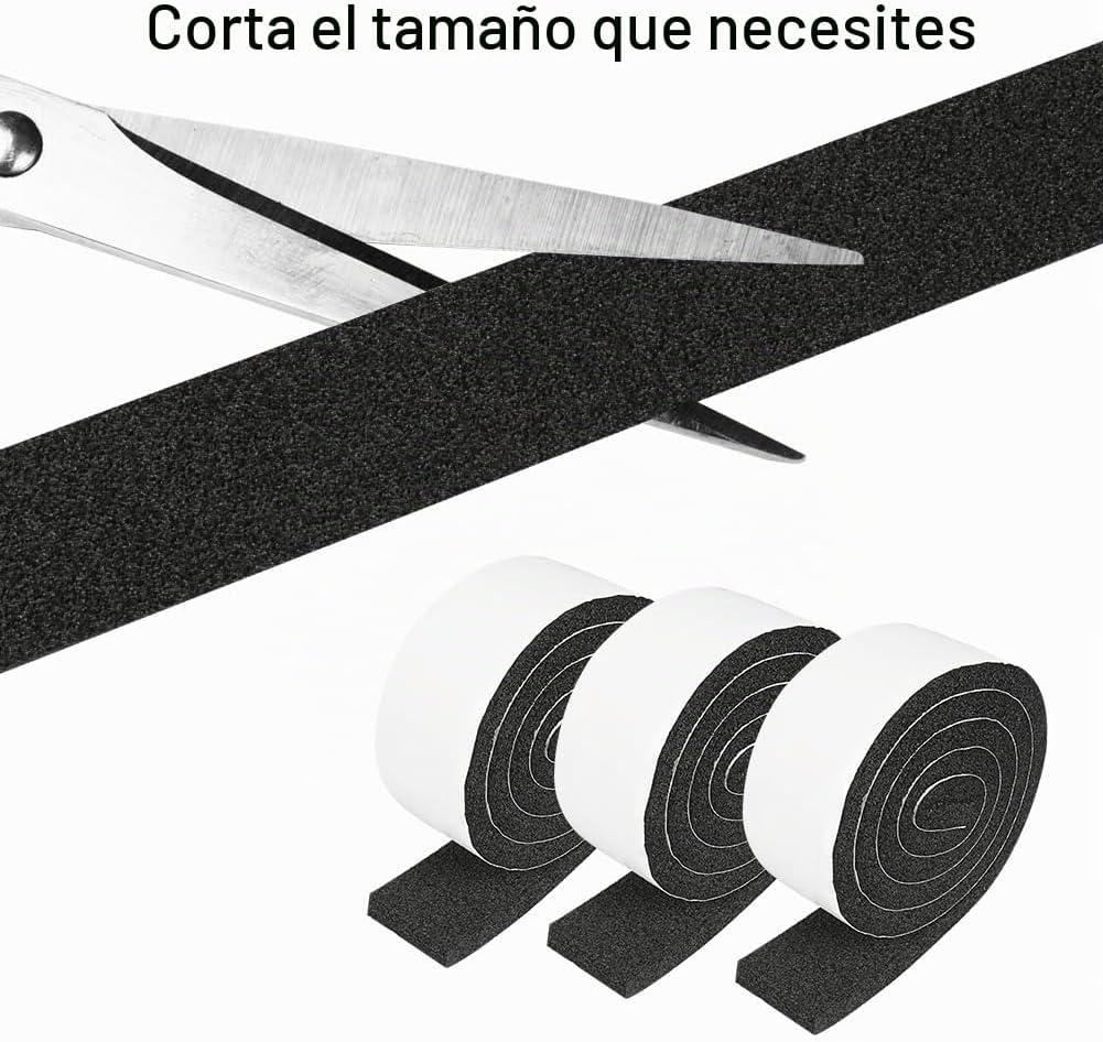 3 rollos de cinta de sellado de espuma de celda abierta de 2 pulgad...