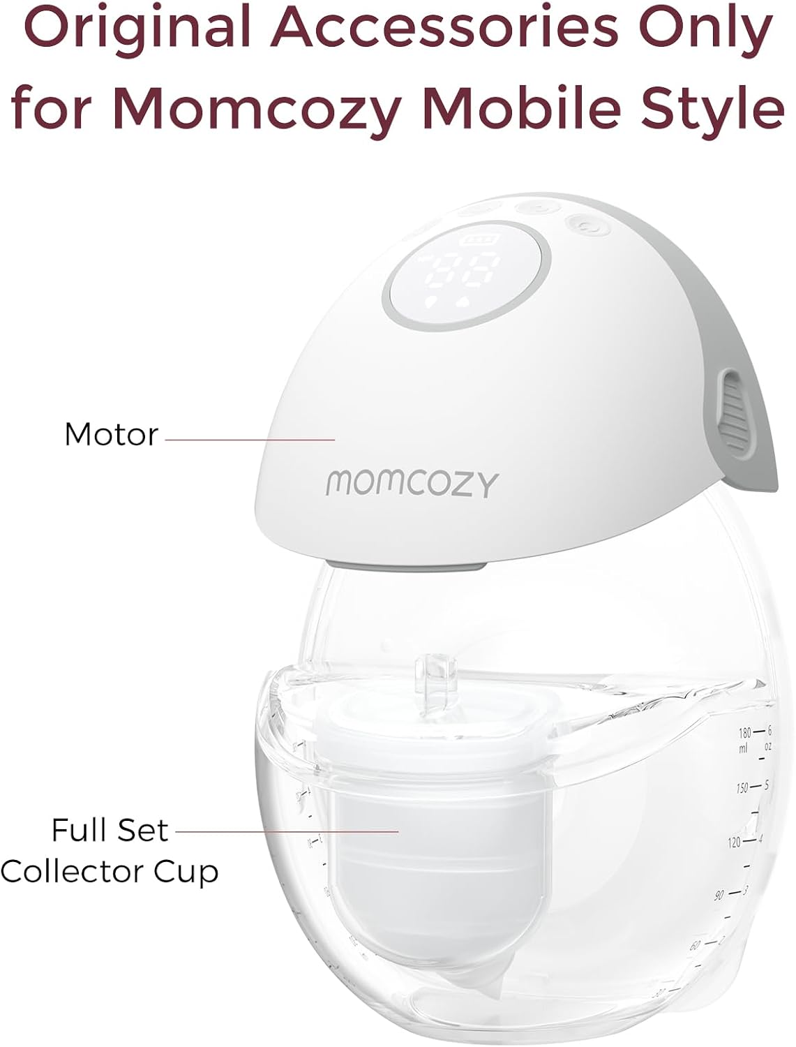 Momcozy - Juego completo de accesorios para extractor de leche M6,...