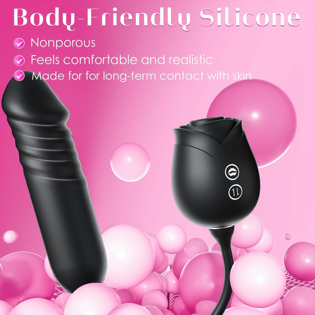 Consoladore Vibrador para Mujeres - MOOLIGIRL Control por APP Rosa,...