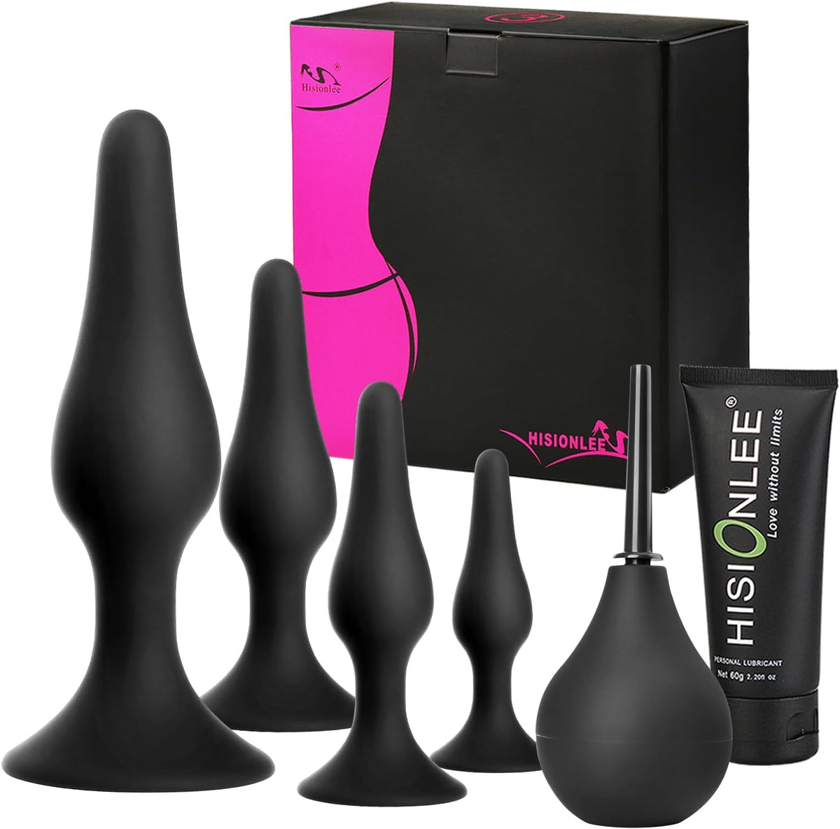 Hisionlee? Juguete sexual 4 unidades. Juego de tapones anales de si...