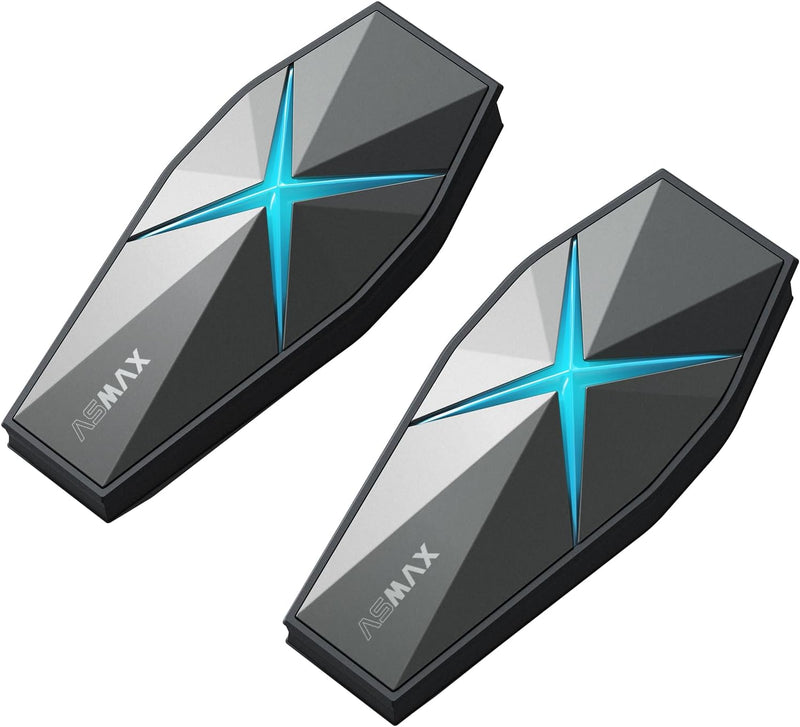 ASMX F1s - Auriculares Bluetooth para motocicleta con control de vo...