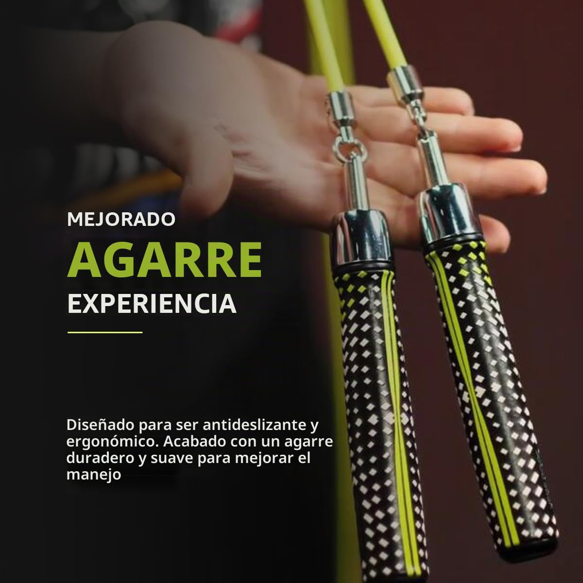 HEREROPE 1\/4LB Cuerda de saltar con peso para velocidad, cardio, b...