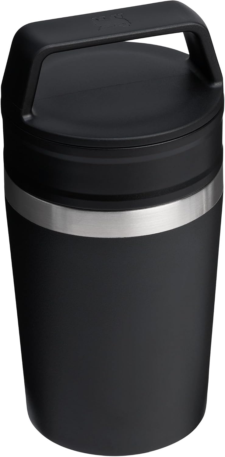STANLEY 1913 Café to-Go Taza De Viaje 0.23L - Negro | Mantiene 3 ho...