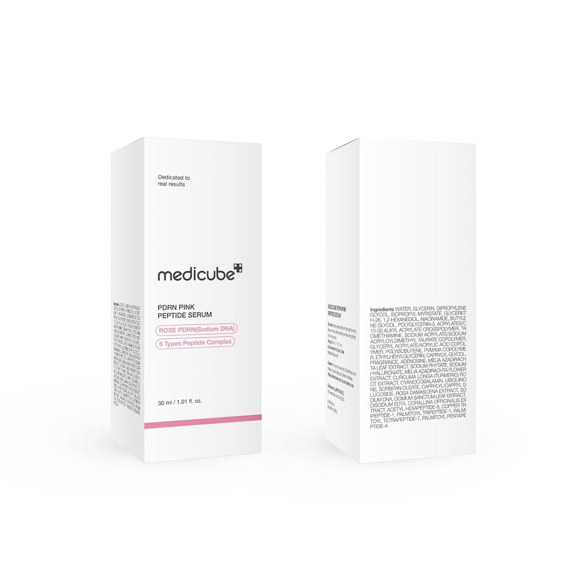 medicube PDRN Pink Peptide Serum, Suero de brillo rosa, Péptido, Ni...