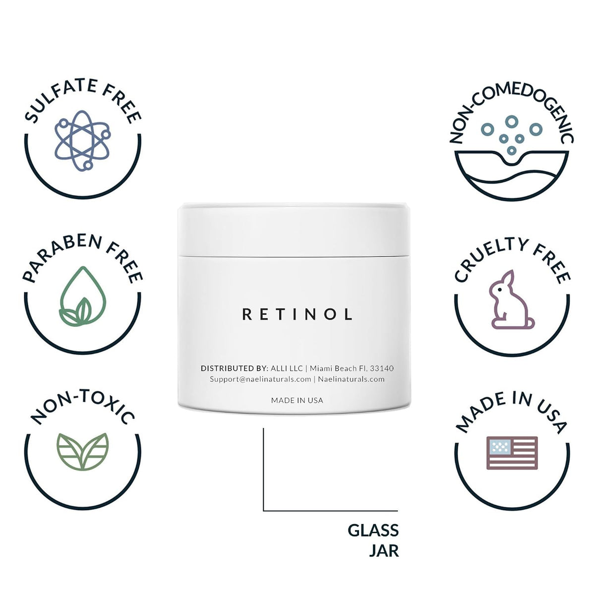 Crema de Retinoide - 4.25% Retinol Hidratante Nocturna para Cara y...